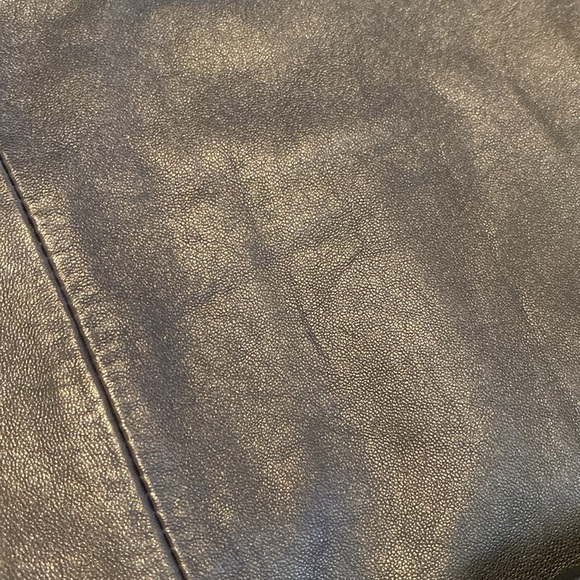 Doncaster Collection Black Leather Wide Leg Pants Trousers Size SMALL *read - Picture 7 of 7